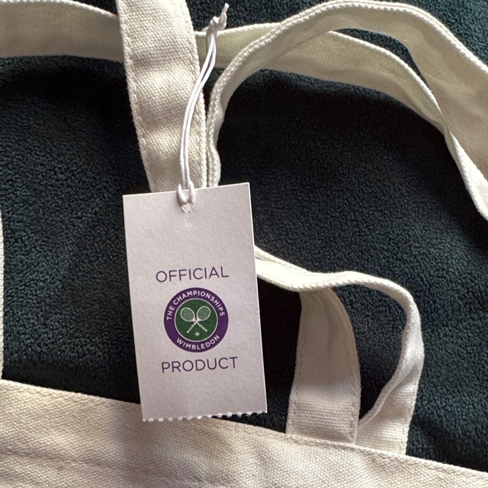 Wimbledon 2024 Canvas Tote Bag - White - Picture 3 of 5